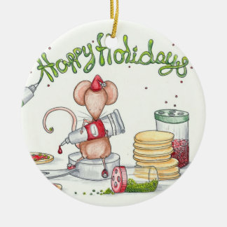 Cookie Mouse Keramisch Ornament