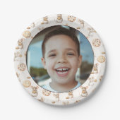 Cookie & Mouse Kids Verjaardag Fotopapier Bord (Voorkant)