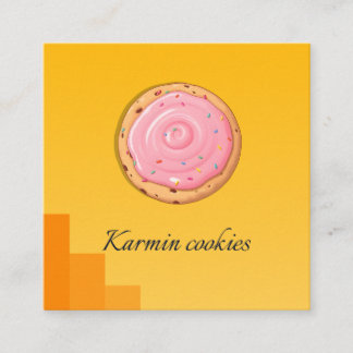 Cookie Shop Visitekaartje Design