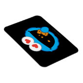 Cookie Smiling Face met hartvormige ogen Magneet (Rechterzijde)