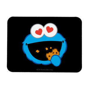 Cookie Smiling Face met hartvormige ogen Magneet