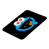 Cookie Smiling Face met hartvormige ogen Magneet (Linkerzijde)