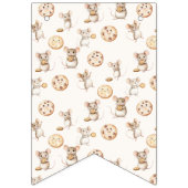 Cookie & Souris Anniversaire Fête Drapeaux (Premier drapeau)