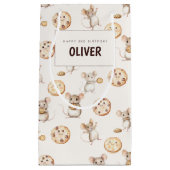 Cookie & Souris Thème Anniversaire Cadeau Sac (Devant)