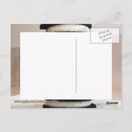 Cookie Stack Briefkaart (Achterkant)