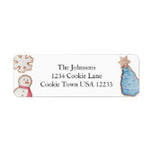 Cookie Swap Adreslabel Etiket (Voorkant)