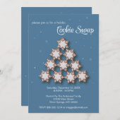 Cookie Swap-uitnodiging Kaart (Voorkant / Achterkant)
