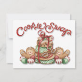 Cookie Swap uitnodiging - SRF (Voorkant)
