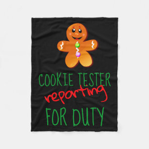 Cookie Tester Kids Hanes Tagless T-shirt Fleece Deken