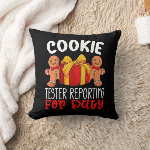 Cookie Tester Meldt Zich Aan Voor Dienst Grappige Kussen
