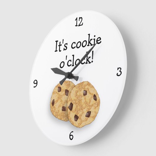 Cookie Time - Grappig Food o'Clock choc chip trakt Grote Klok (Hoek)