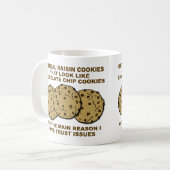 Cookie Trust Issues Funny Mug Koffiemok (Voorkant links)