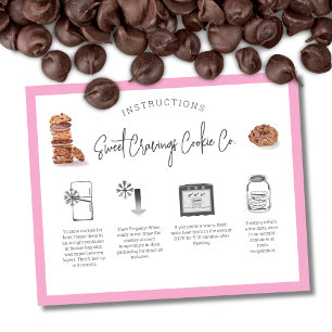 Cookie Verzorgingsinstructies Flyer