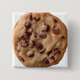 Cookie Vierkante Button 5,1 Cm