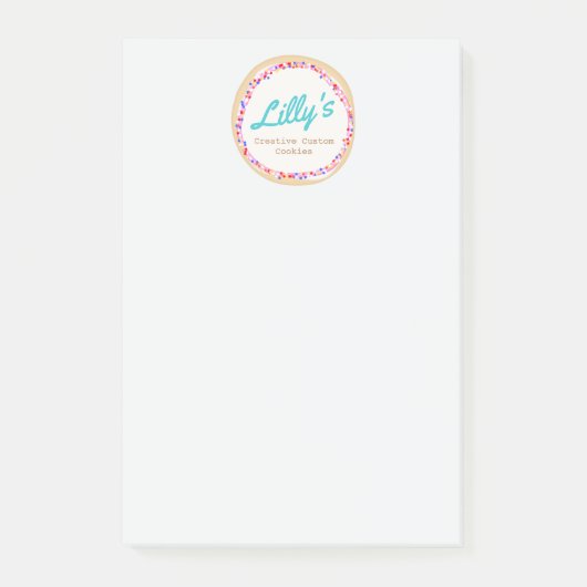 Cookie voor Cupcake Decorator Post-it® Notes (Voorkant)