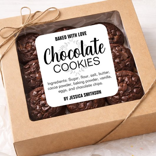 Cookie Votre étiquette de formulation CK011sq