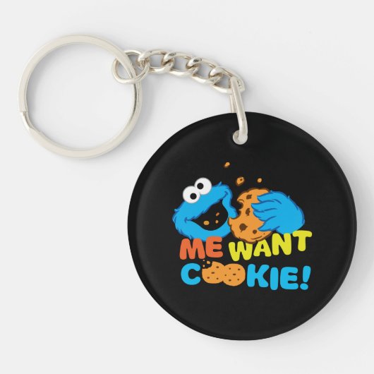 Cookie Wants Cookie Sleutelhanger (Voorkant)