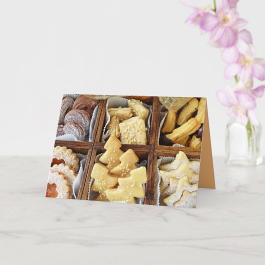 Cookie winkel kaart (Orchidee)