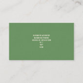 Cookies à chips de chocolat Cartes de visite {Gree (Dos)