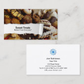 Cookies Aliments personnalisables Carte de visite  (Devant / Derrière)