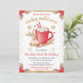 Cookies and Cocoa 2nd Birthday Invitation (Debout devant)