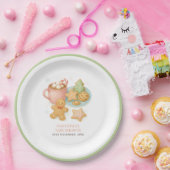 Cookies and Cocoa Winter Baby Shower  Papieren Bordje (Feest)