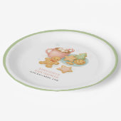 Cookies and Cocoa Winter Baby Shower  Papieren Bordje (Gekanteld)