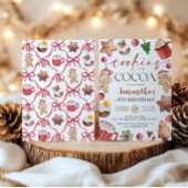 Cookies and Cocoa Winter Birthday Invitation Kaart