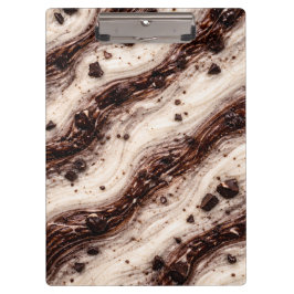 Cookies and Cream Milkshake Marble Texture Design Klembord