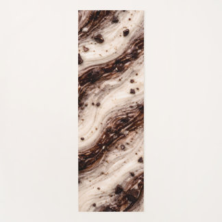 Cookies and Cream Milkshake Marble Texture Design Yogamat
