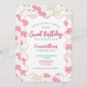 Cookies animaux doux congelés Invitation d'anniver (Devant / Derrière)