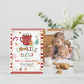 Cookies Anniversaire Photo Invitation (Debout devant)