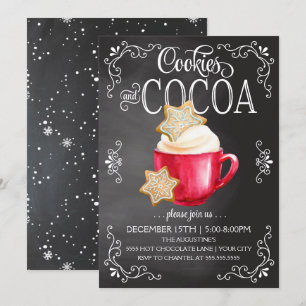 Cookies & Cacao - Uitnodiging voor warme chocolade