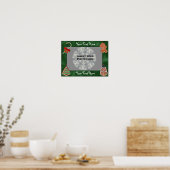 Cookies Candy Cane Holiday Lijst Voeg het Poster v (Keuken)