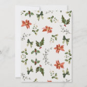 Cookies & Cocktails Winter Christmas Holiday Party Kaart (Achterkant)