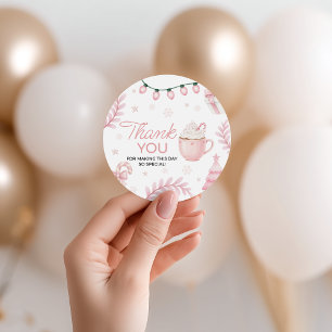 Cookies & Cocoa Verjaardag Favor Tag Bedankjes Labels
