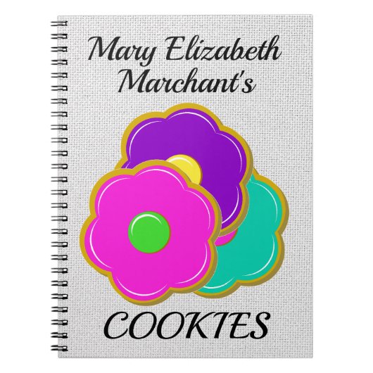 COOKIES Creëer vóór ... Notitieboek (Voorkant)