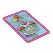 COOKIES DE FLAMANT ROSE ROSE, POLKA DOT MAGNET (Côté Droit)