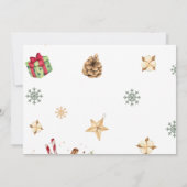 Cookies de Noël Anniversaire Photo Carte de remerc (Dos)