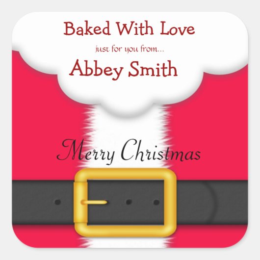 Cookies de Noël, Bonbons, & Traitements, Stickers  (Devant)