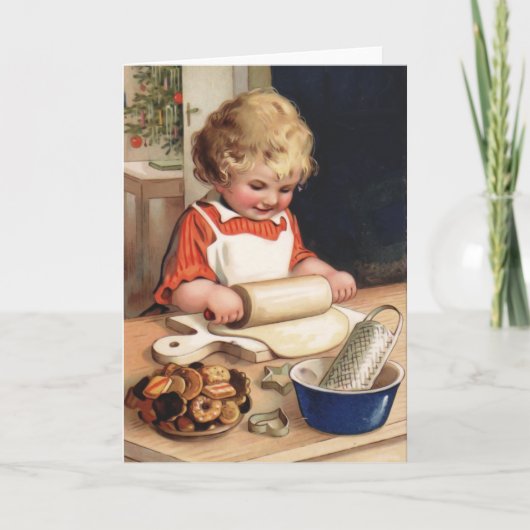 Cookies de Noël Carte de Noël Vintage (Devant)