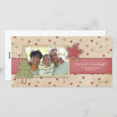 Cookies de Noël Carte photo (Devant / Derrière)