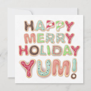 Cookies de Noël congelés cuisson carte cadeau de v