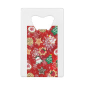 Cookies de Noël et flocons de neige en rouge (Dos)