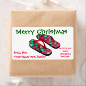 Cookies de Noël Étiquette cadeau (En situation)