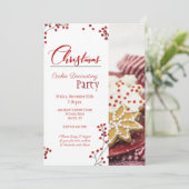 Cookies de Noël Invitation à la fête de décoration (Debout devant)