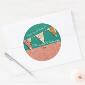 Cookies de Noël lait de la cuisine de sticker (Enveloppe)