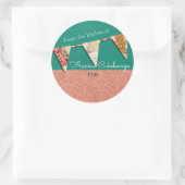 Cookies de Noël lait de la cuisine de sticker (Sac)