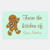 Cookies de Noël personnalisés Stickers cadeaux de  (Devant)