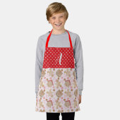 Cookies de Noël rose, petit tablier (Porté)